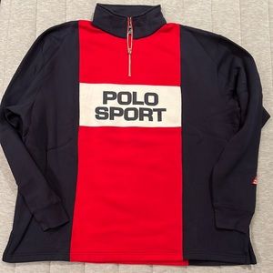 POLO SPORT RALPH LAUREN  MENS XL 1/4 zip Sweatshirt